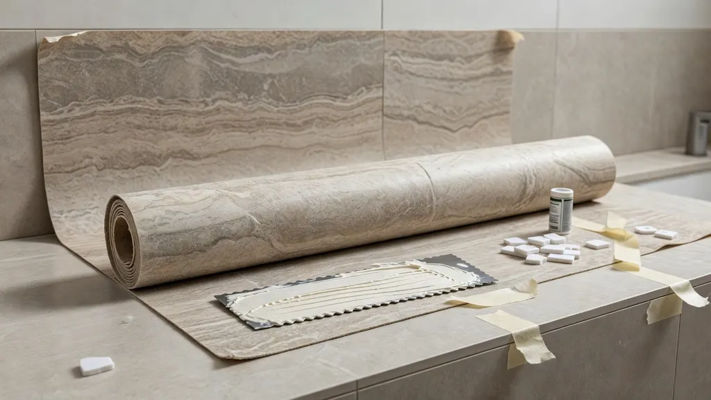 Kamień W Rolce Na Ścianę, Do Łazienki